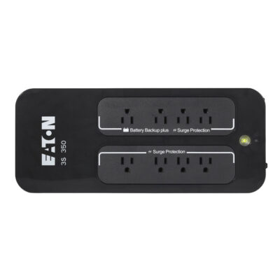 Eaton 3S UPS - 3S350 - Standby UPS, 110 V AC, Desktop,Mini-tower, 132 V AC, NEMA 5-15P, 3S, 12 Minute, 5 Minute, 350 VA/200 W