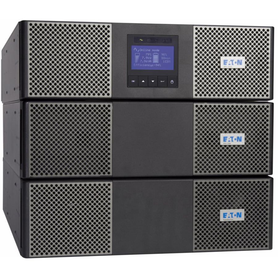 Eaton 9PX UPS, 9U, 11 kVA, 10 kW, Hardwired input, Outputs: (8) 5-20R, (2) L14-30R, Hardwired, 208V - 9PX11KTF11