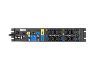 Eaton Managed Rack PDU EMAU07-10, 2U, 24 A, 200-240 V, NEMA L6-30P, (16) C13