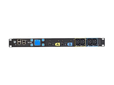 Eaton Metered Input Rack PDU EMIT05-10, 1U, 24 A, 200-240 V, NEMA L6-30P, (16) C13